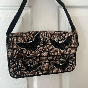 Beaded bat design bag